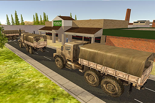 Army Car Truck Transport Game